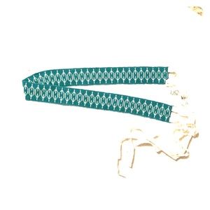 Loft beaded belt with ribbon tie